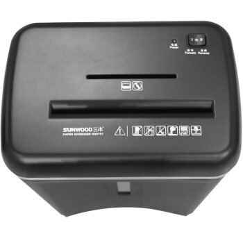 三木SD9101碎紙機5級保密粒狀碎紙8張次雙入紙口辦公碎紙機 黑色